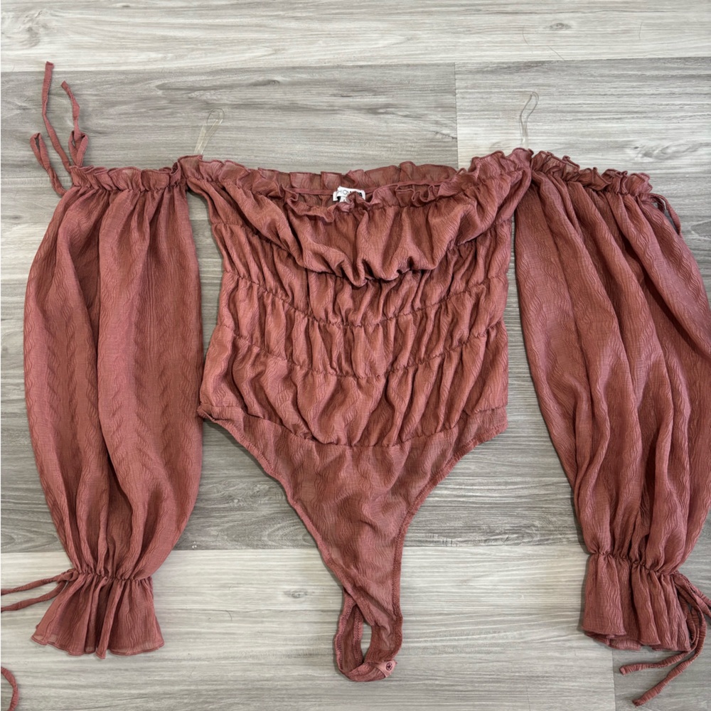 Fashion Nova Rust Bodysuit